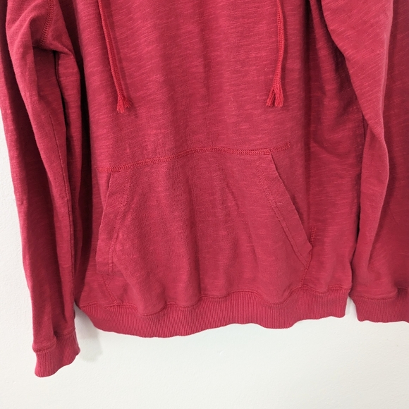 Disney Parks Walt Disney World Embroidered Henley Hoodie Mickey Red Medium M - Picture 7 of 8